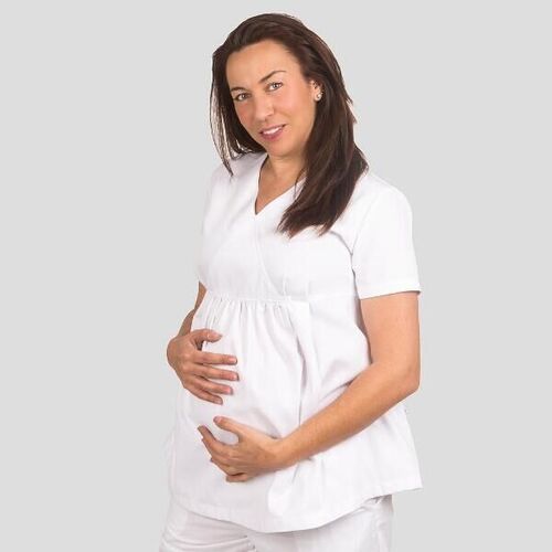 TUNIQUE GROSSESSE BLANCHE